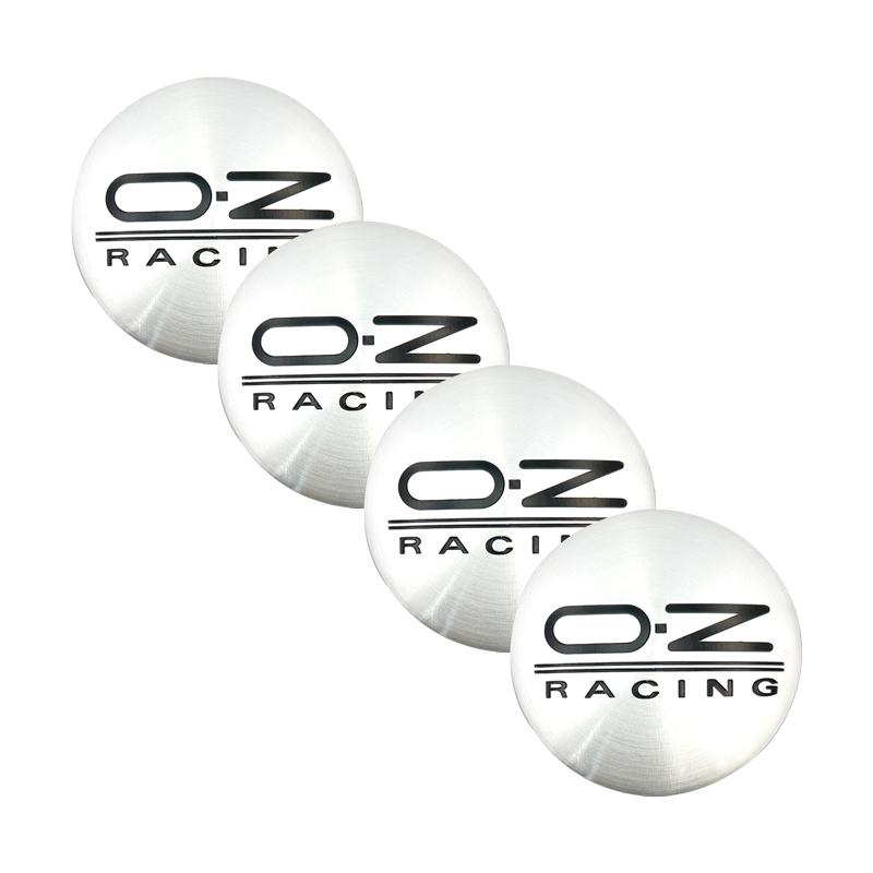 4 шт. 56 мм Алюминиевые колпачки на центр колеса с логотипом OZ Racing, эмблема для диска, наклейка, аксессуары для тюнинга автомобиля