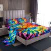 Color Tie-dye Swirl Pattern Bed Hat Four-piece Bedding Set Bedroom Dormitory Bedding Decoration