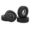4 шт. 1,55-дюймовые мягкие резиновые колеса для Tamiya CC01 LC70 LC80 118 Air UTB18 Capra Remote