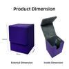 Torson Friendly Durable Trading Game Card Storage Box 100+ Card Deck Eco-Friendly Customizable Portable Table Game Board Game