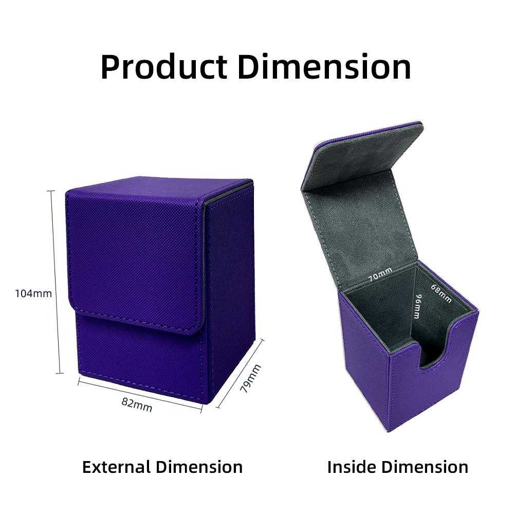 Torson Friendly Durable Trading Game Card Storage Box 100+ Card Deck Eco-Friendly Customizable Portable Table Game Board Game