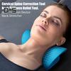 Подушка для растяжки шеи Устройство для вытяжения шейного отдела позвоночника Коррекция эргономичного дизайна Дышащая подушка для коррекции горба на шее