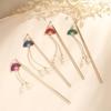 Headwear Cheongsam Hanfu Fan Hair Sticks Metal Hairpin Chinese Style Headwear Ancient Style Hairpin