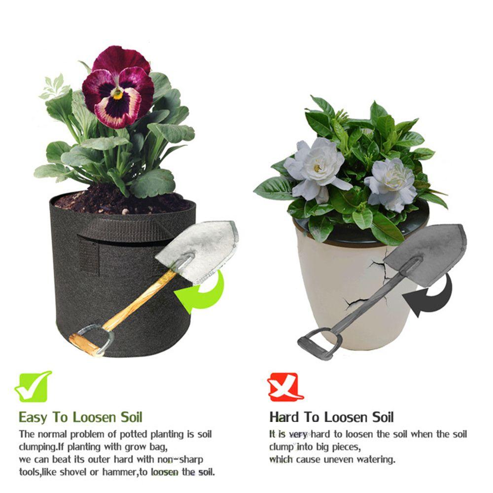 Ферма семян Овощной контейнер Картофельный цветочный горшок Войлок 5/7/10 галлонов Мешок для выращивания растений