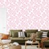 Wallpaper Flowers white and powder pink, fine detail 50x1000