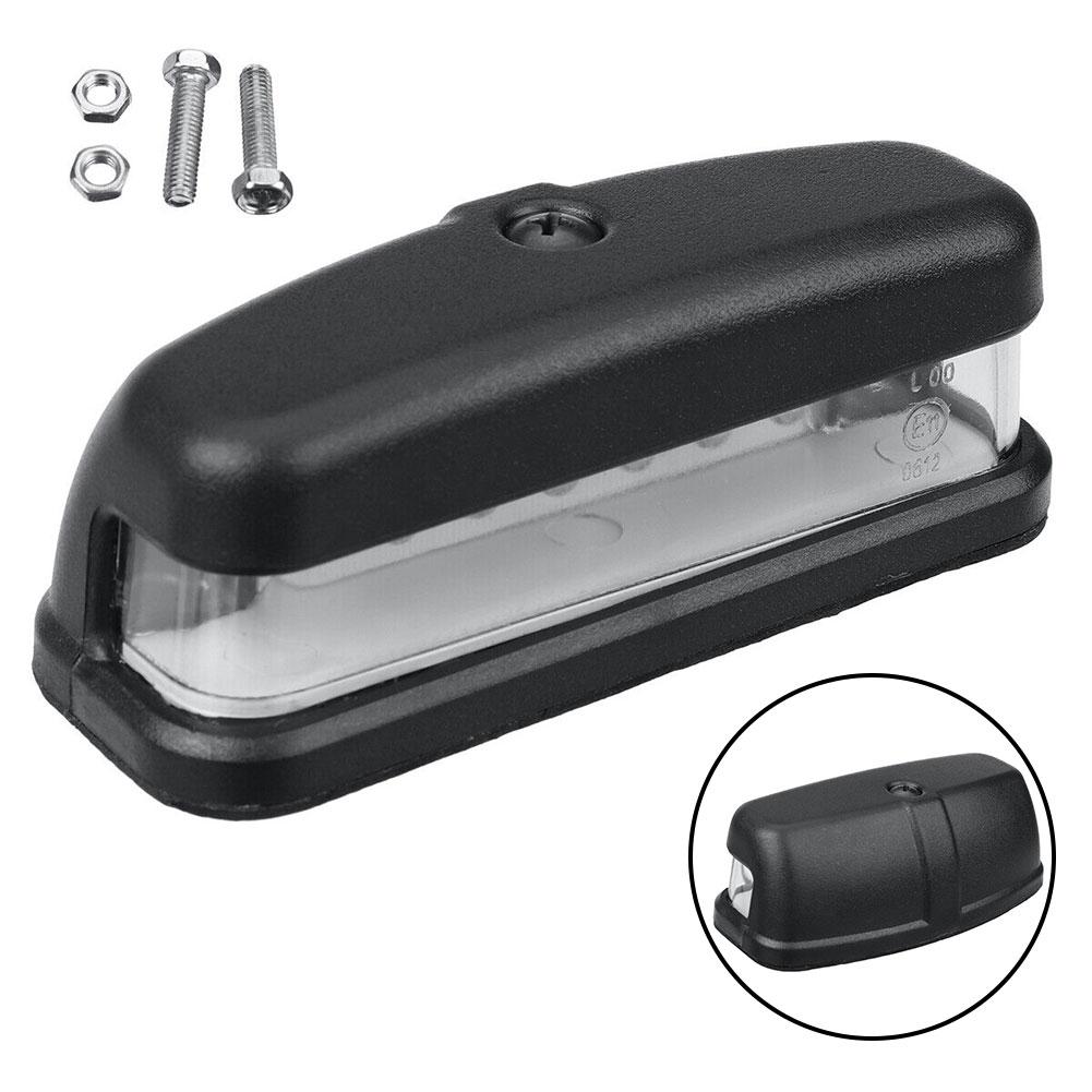 Number Plate Light Shock Resistant 10-30V Clear Lens