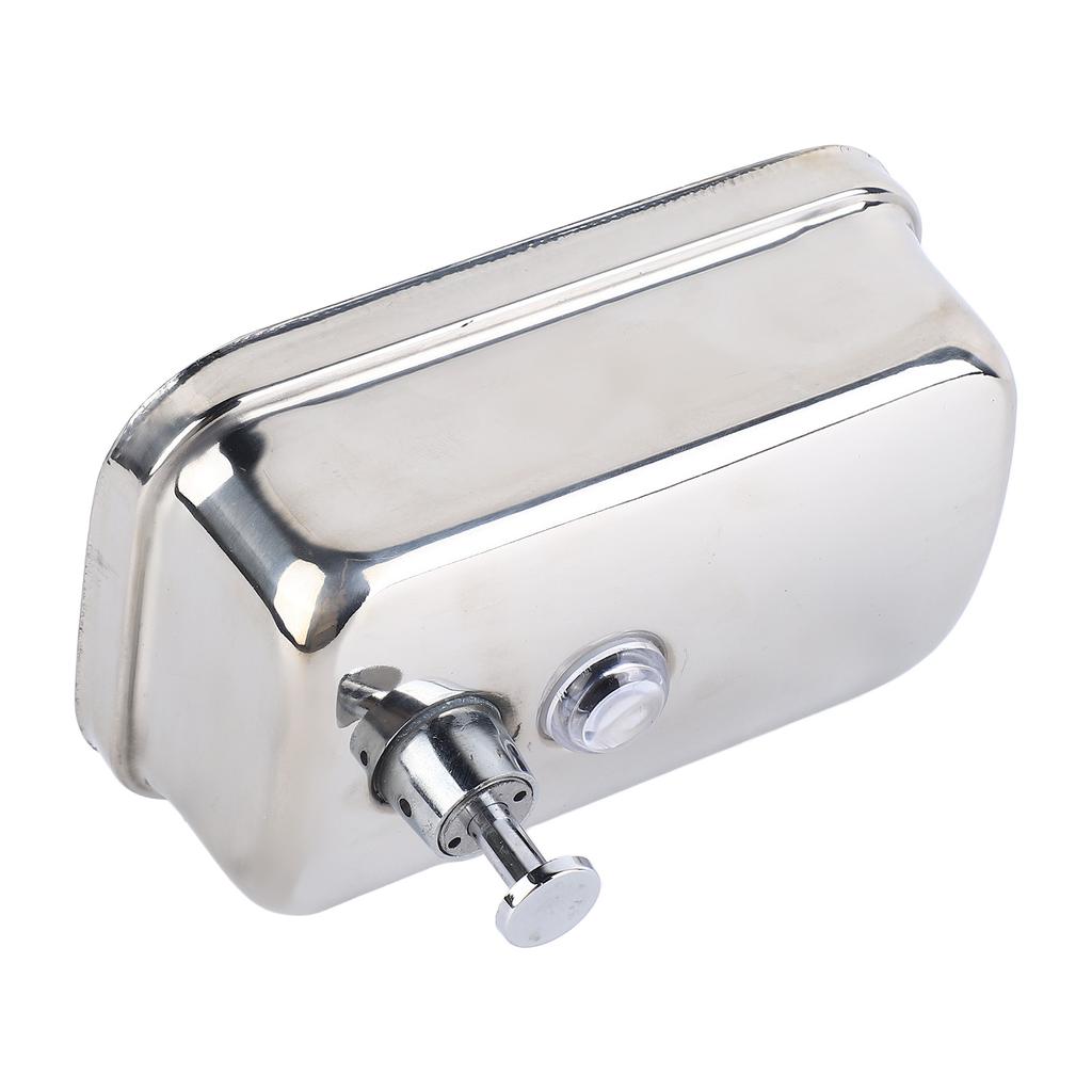 Soap Dispenser Stainless Steel Wall Mounted Manual Soap Dispenser for Commercial Hotel Public Place