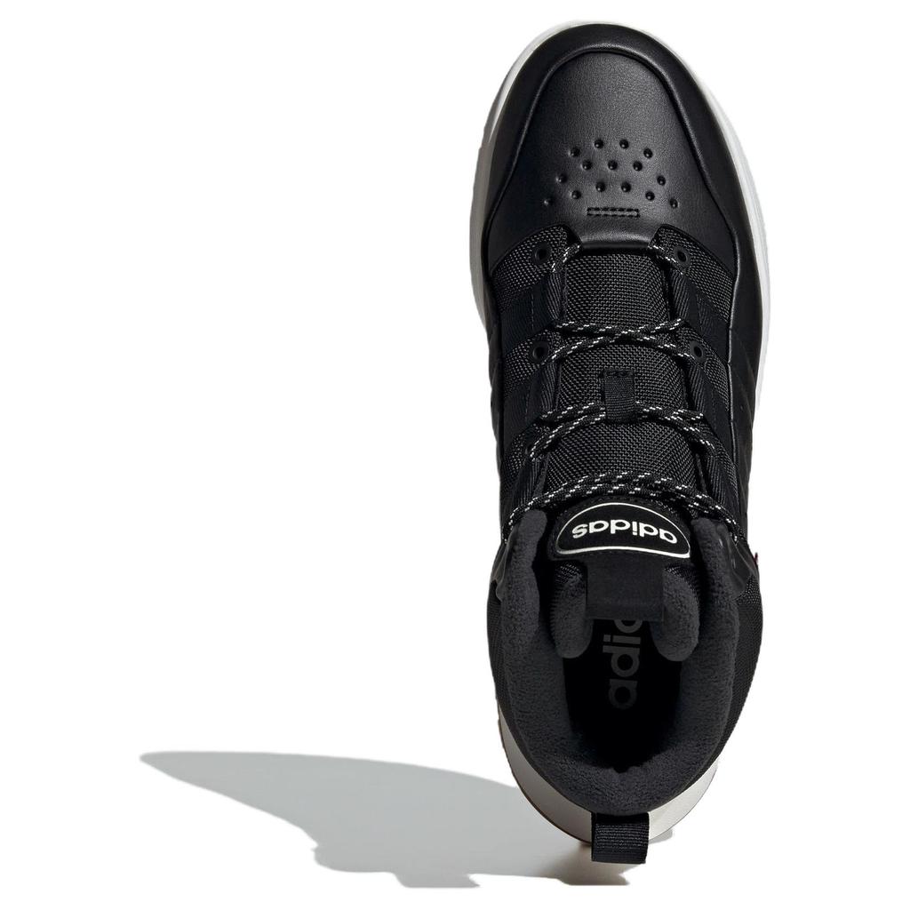 Adidas Fusion Storm 2.0 Trendy Comfortable Non-Slip Durable Mid-Top Basketball Shoes Unisex Sneakers Black JP7713