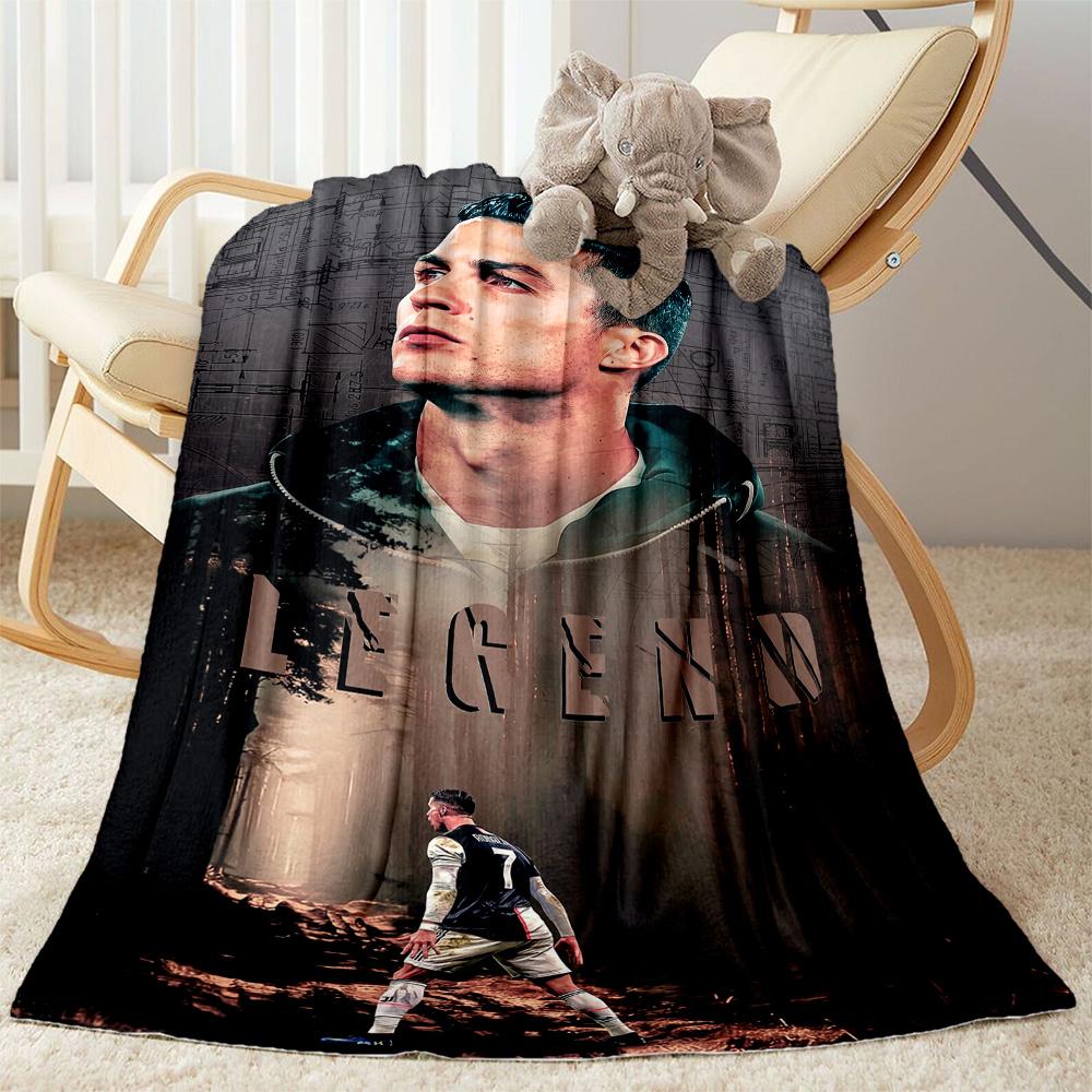 Ronaldo Juventus Legacy Blanket Soft & Cozy Great for Bedding Seaside Bed Four Seasons Universal Modern Style
