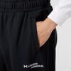 Under Armour Solid Color Logo Embroidered Joggers With Elastic Waist Men Bottoms Black 1376613-001