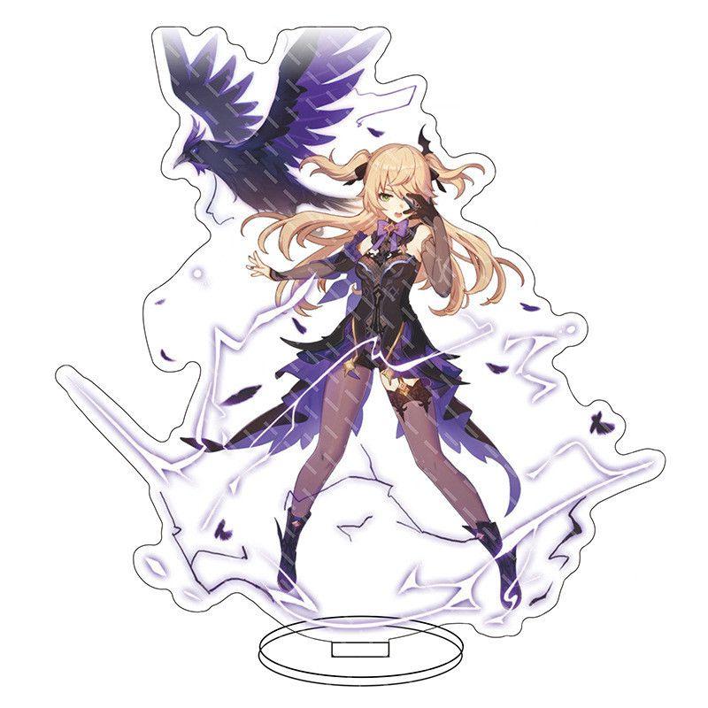 Изысканная акриловая подставка для фигурки Genshin Impact Барбатос Кэ Цин Барбара для демонстрации и декора