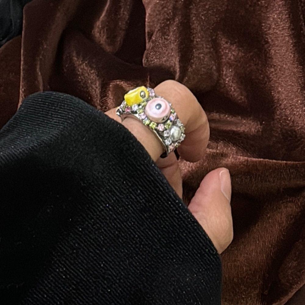 Exaggerate Women's Split Ring Metal Conch Opening Ring Adjustable   Girl