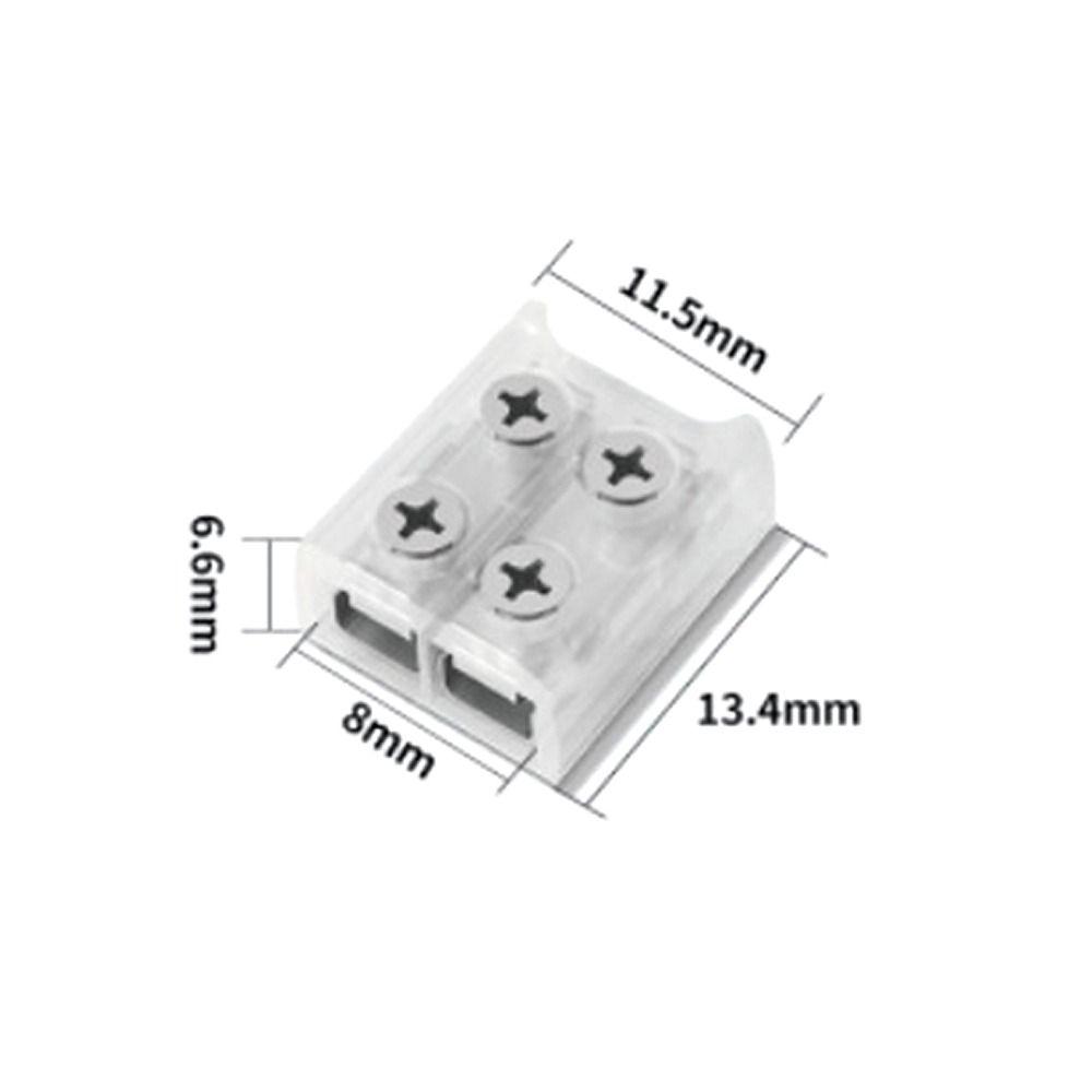 Пряжки для светодиодной ленты PP 8 мм 10 мм COB Клеммные аксессуары Зажимная муфта для светодиодной ленты