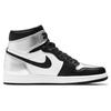 Кроссовки женские Air Jordan 1 Retro High OG Silver Toe черные металлико-серебристые белые CD0461-001