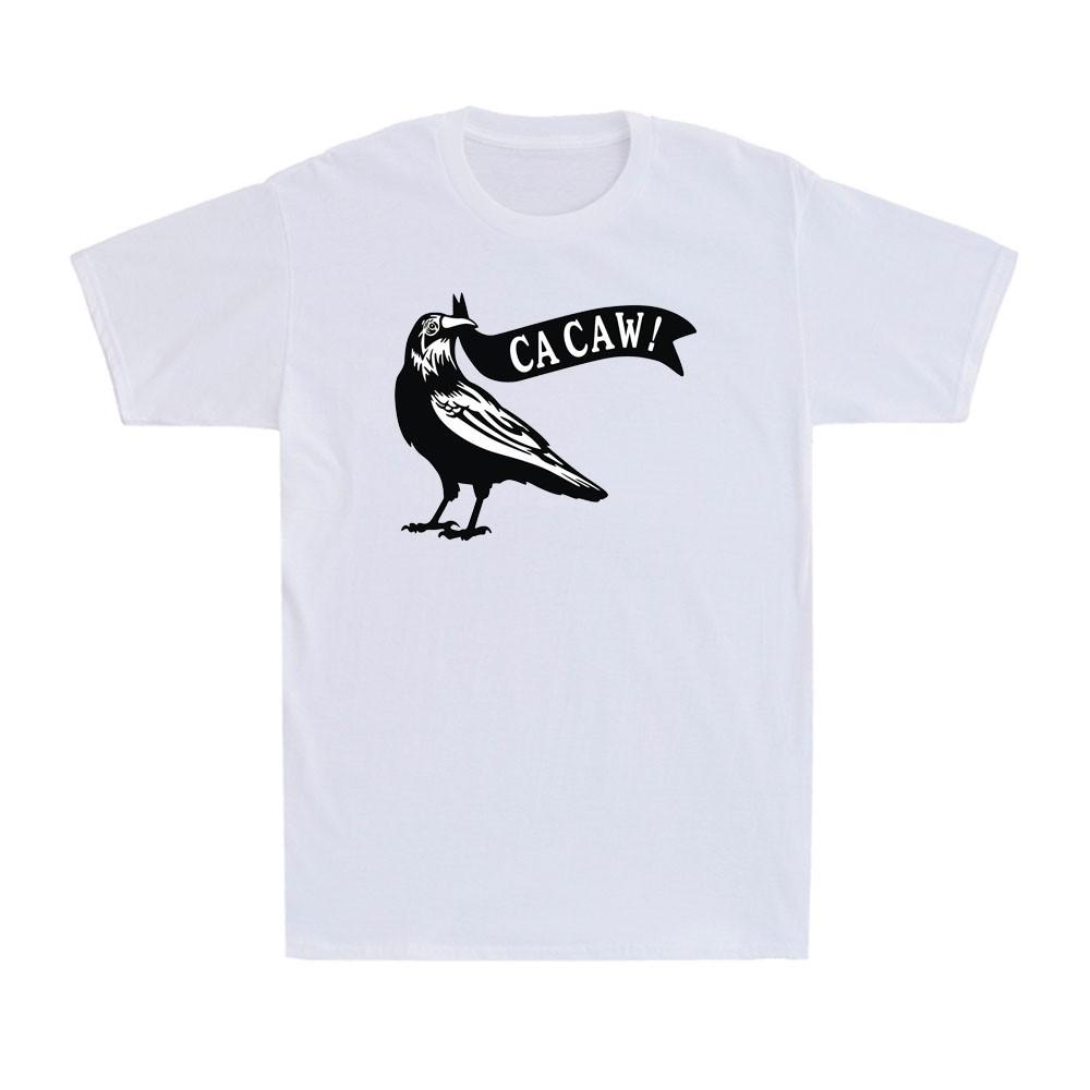 Blackbird Crow Ca Caw for Bird Watching Crow Lovers Funny Vintage Men's T-Shirt Unisex T-Shirt