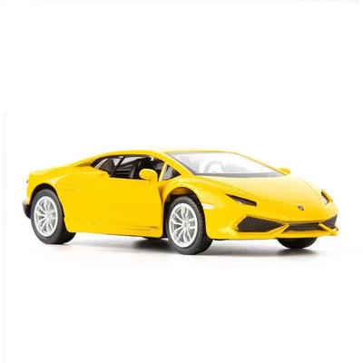 Модель автомобиля Lambo Huracan в масштабе 1/36, игрушечная машинка из цинкового сплава для детей, игрушечные машинки с инерционным механизмом для малышей, мальчиков и девочек, подарок