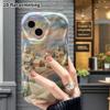 Phone case: 2D flat design, fits iPhone 12-18 Pro, phone decoration, Christmas village, Halloween and Xmas gifts