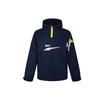 X Ader Error Colorblock Hooded Woven Pullover Jacket Men Jackets Blue 595535-06