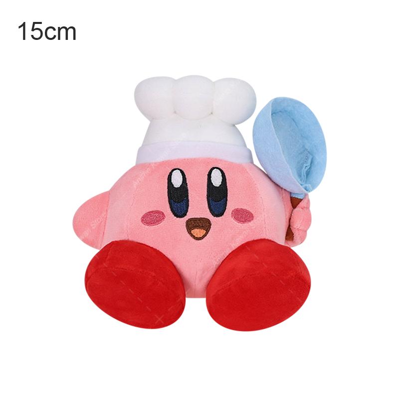 Kawaii Sword Kirby Peluche Anime 30th Star Kirby Plush Chef Kirby Swimming Kirby Cartoon Stuffed Toys Great Christmas Gift