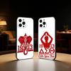 Чехол для телефона D-Delta Sigma Theta для iPhone 17, 16, 15, 14, 13, 12 Plus, Max, мягкий силиконовый, черный