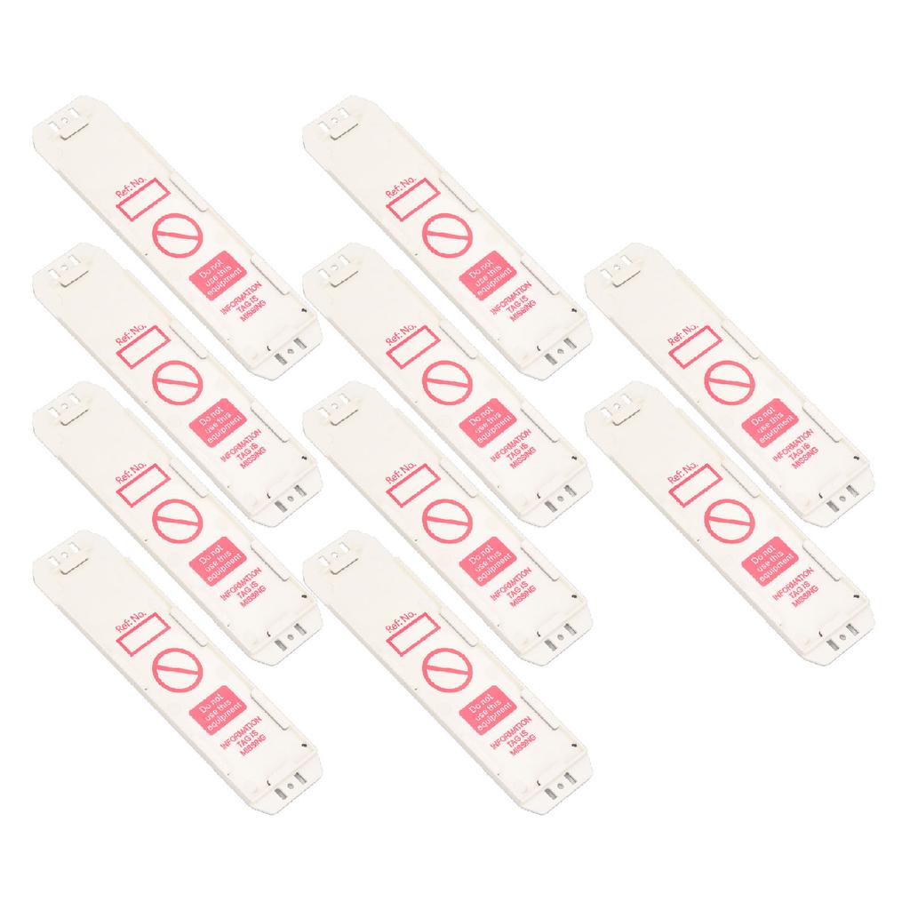 10 шт. пластиковый держатель статуса лесов для тегов проверки безопасности, не используйте держатели лесов