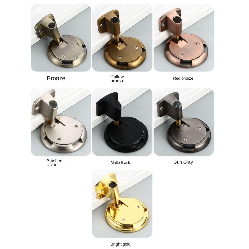 Держатель двери из цинкового сплава, не требующий сверления, дверной стопор, новая дверная присоска, дверь