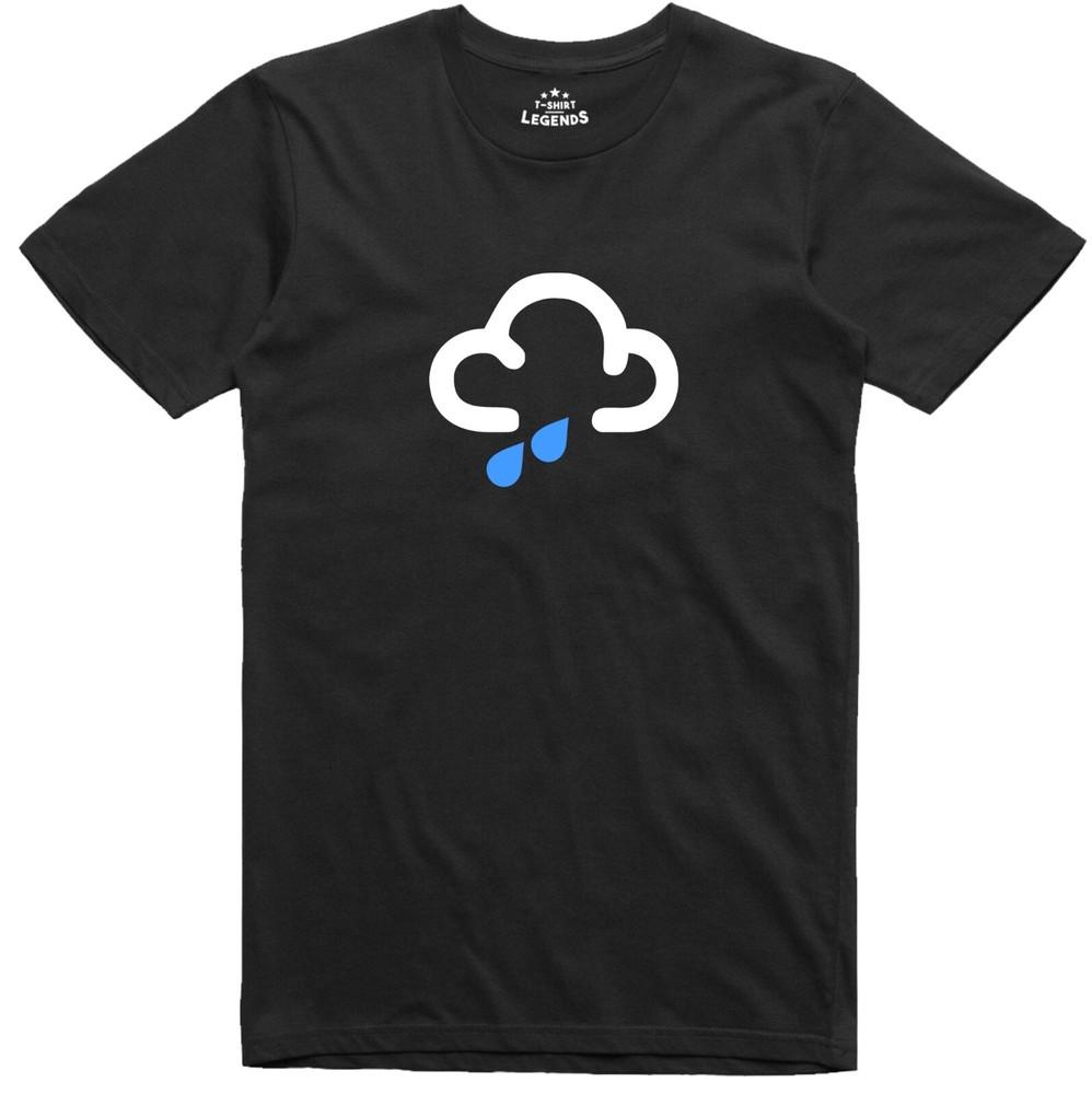 Weather Symbol Unisexs T Shirt Lightning Sunny Snow Rain Sun Print Multi Choice