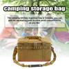 Portable Large Zipper Camping Bag Anti-crash Stove Cookware Carrying Bag Multifunctional Durable