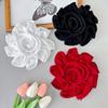 Elegant 3D Flower Patch Bridal Applique Soft Fashion Vintage Flower Brooches for Wedding Dresses and Evening Gowns