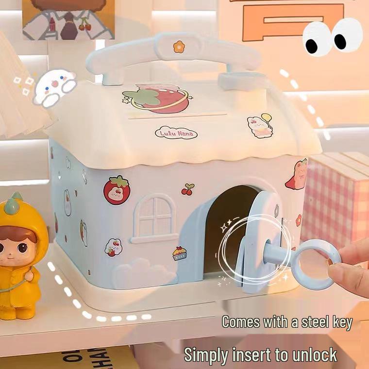 2023 Безопасная детская копилка с замком - Коробка для сбережений с односторонним доступом, Идеальный подарок для студента