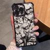 Крутой аниме Наруто Покрытие Чехол для телефона Для iPhone 17 17e 16e 16 15 14 13 12 11 Pro Max X XR XSMax Mini Air Plus Защита от падения Подушка безопасности
