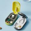 Portable Pill Splitter & Cutter - Compact Weekly Dispenser