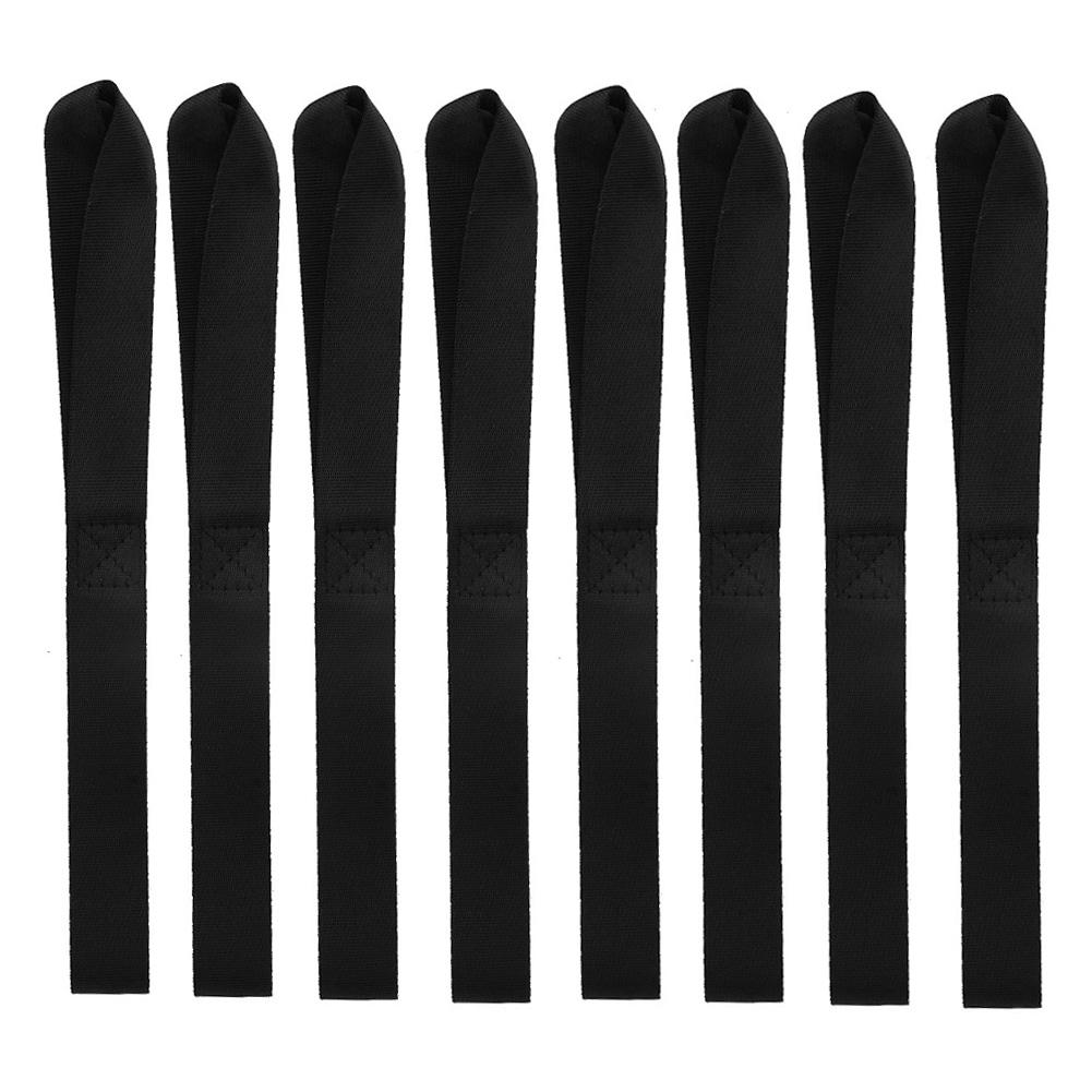 8 шт. мотоциклетных нейлоновых мягких ремней-петлей 13x1 дюйм 49N растягивающиеся фиксирующие аксессуары для мотоциклов ATV UTV