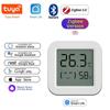 Tuya Zigbee Bluetooth Датчик температуры и влажности LCD Термометр Мини Умный Электрический Гигрометр Google App Дистанционное управление Дом