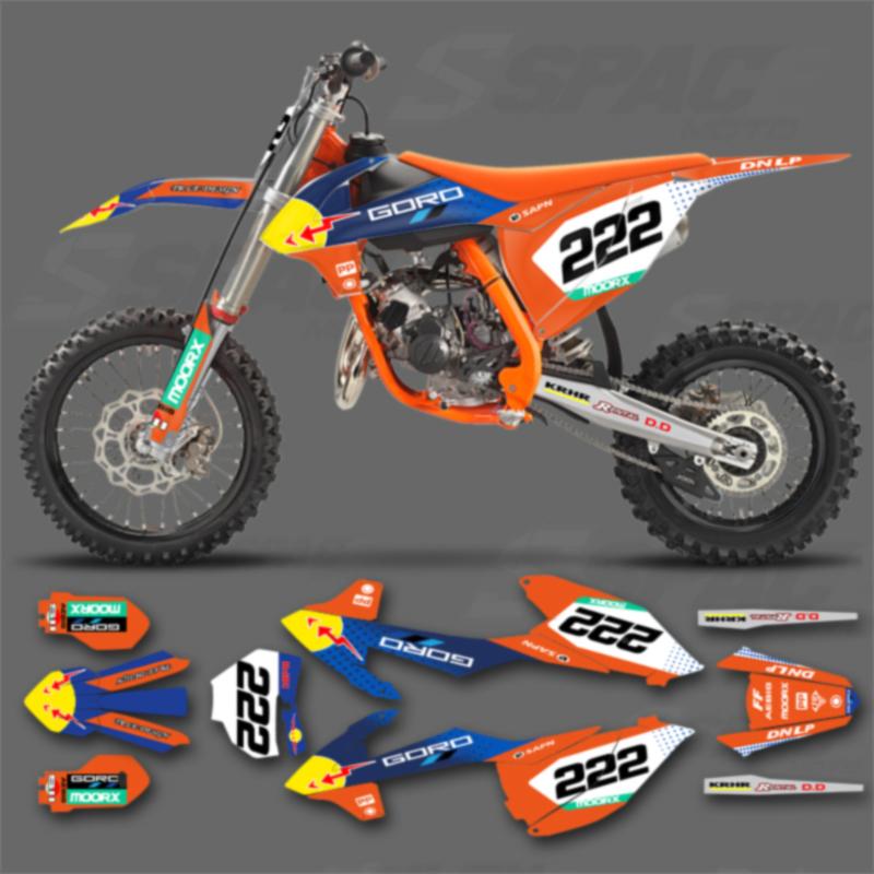 SPACE Custom Motorcycle Graphics Background Decal for KTM SX SX85 2018 2019 2020 2021 2022 2023 2024 18-24 SX85 Stickers Kits 08