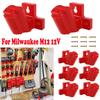 6 шт. Держатель для аккумулятора инструмента, совместимый с Milwaukee M12 12V, подвес для инструмента, хранение электроинструмента, настенное крепление, органайзер для дрели