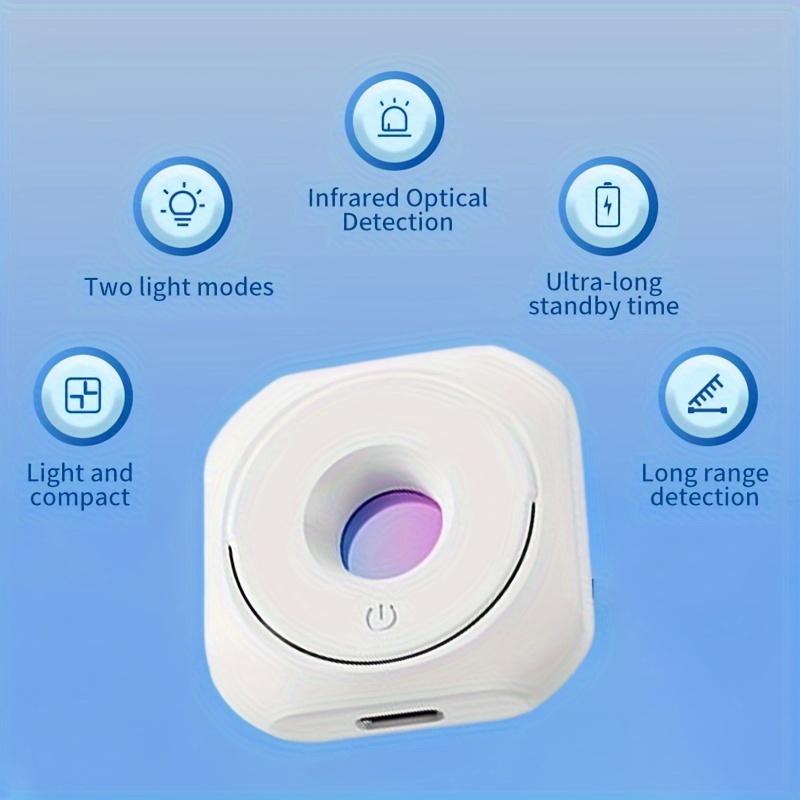 Мини-детектор скрытых камер, портативный пинхол, скрытый объектив, гаджет для обнаружения подглядывания, защита от подглядывания, анти-детектор скрытого наблюдения