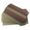 Kitchen Dinning Bamboo Table Placemats for Table Mat Manteles Individuales Doilies Cup Mats Coaster Pad Set of 6 PVC