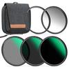 Concept 67mm Magnetic Adapter Ring GND8 ND8 ND64 ND1000 Set ND Filter Half ND Filter Magnetic Adsorption Easy To Attach Filter Case Included Nano