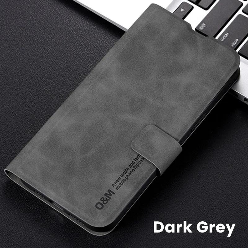 Luxury Leather Magnetic Flip Case for Xiaomi Poco F6 Pro X6 5G M6 Pro Protective Cover Stand Phone Holder Shockproof Cover