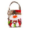 Santa Claus Tote Bag Christmas Drawstring Bags Cartoon Christmas Chair Covers Festive Gift Storage For Holiday Party Supplies