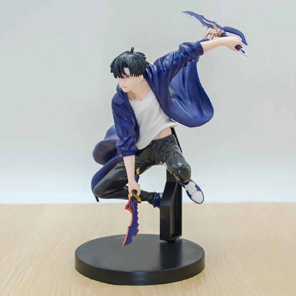 Поднятие уровня в одиночку 21 см Экшн-фигурка ПВХ Коллекционная модель Аниме Дисплей Мерч