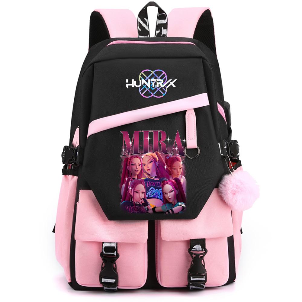 Anime Demon Hunters Printed Large Capacity Backpack for Teenger Student Girl Boy Schoolbag Bookbag Women Waterproof Travel Bag Gift