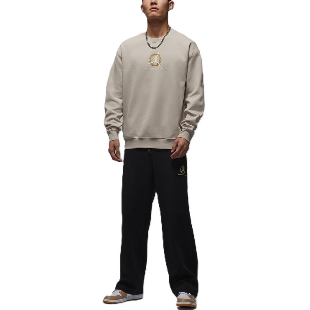 Jordan Спортивный FW25 Обруч Серия Новый год Свитшот мужской Dri-FIT Быстросохнущий с длинным рукавом и круглым вырезом IQ3953236