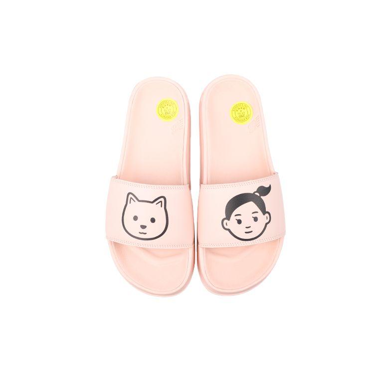 New Balance Noritake X  NB 200 Коллаборация Иллюстратора Резиновые Шлепанцы-Слайды Женская Обувь Розовый SWF200NP