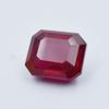 Natural Red Ruby Loose Gemstone Emerald Shape 18.35 ct for Jewelry Making and Gem Collections