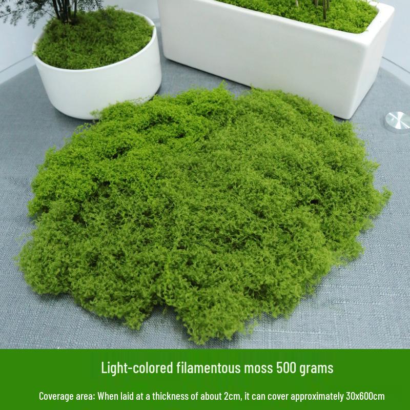 Artificial Moss Turf and Rockery Stones for Horticulture, Landscaping, and Bonsai Decor