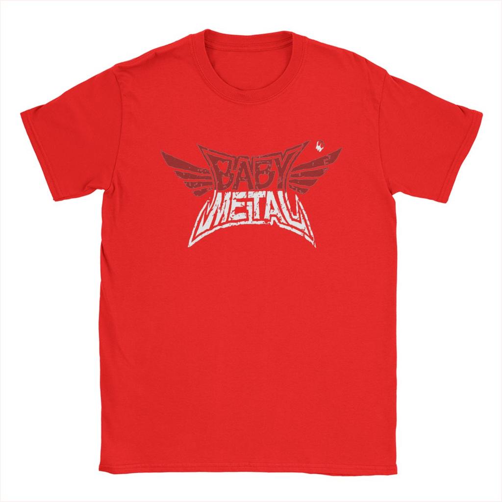 Babymetal Men's T Shirts Vintage Tee Shirt Short Sleeve Crewneck T-Shirts 100% Cotton Plus Size Clothes