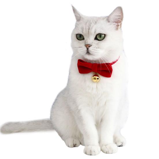 Ошейник для собак Супер мягкий регулируемый устойчивый к выцветанию быстросъемный декоративный бархатный галстук-бабочка без аллергии