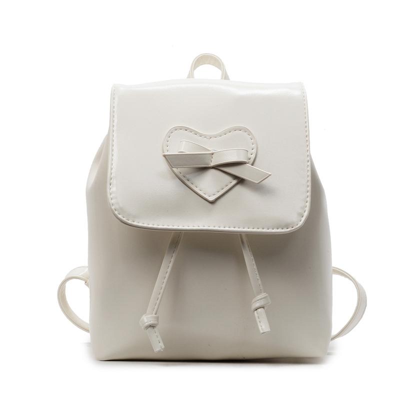 Сумка женская маленькая на двойном плече с бантом, новая модная, милая портативная сумка через плечо, школьный рюкзак